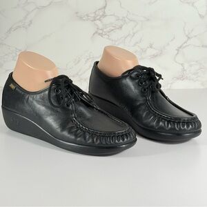 SAS Siesta Black Lace Up Shoe